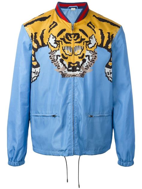 gucci bomber jacket mens tiger|Gucci bomber jacket women.